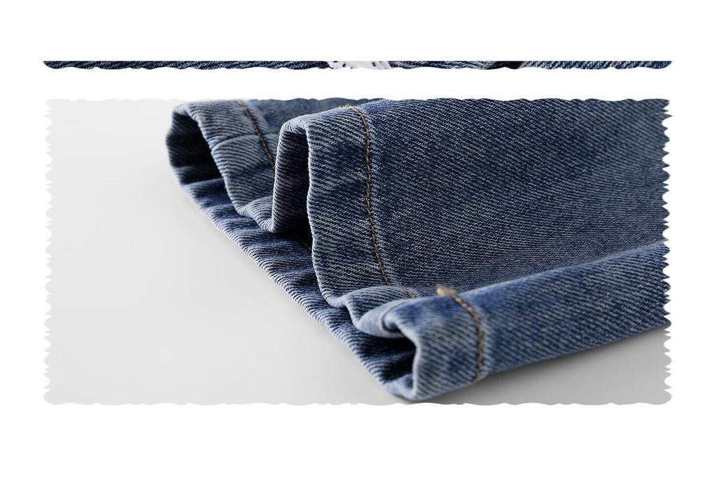 Girls' Casual Denim Skirt-Leggings