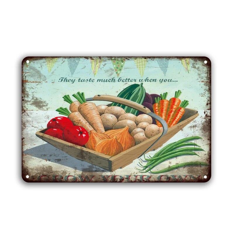 Hot Dogs Burgers Pizza Metal Signs Vintage Posters Kitchen Wall Decoration Tin Sign Bar Home Decor Metal Plaques Art Painting