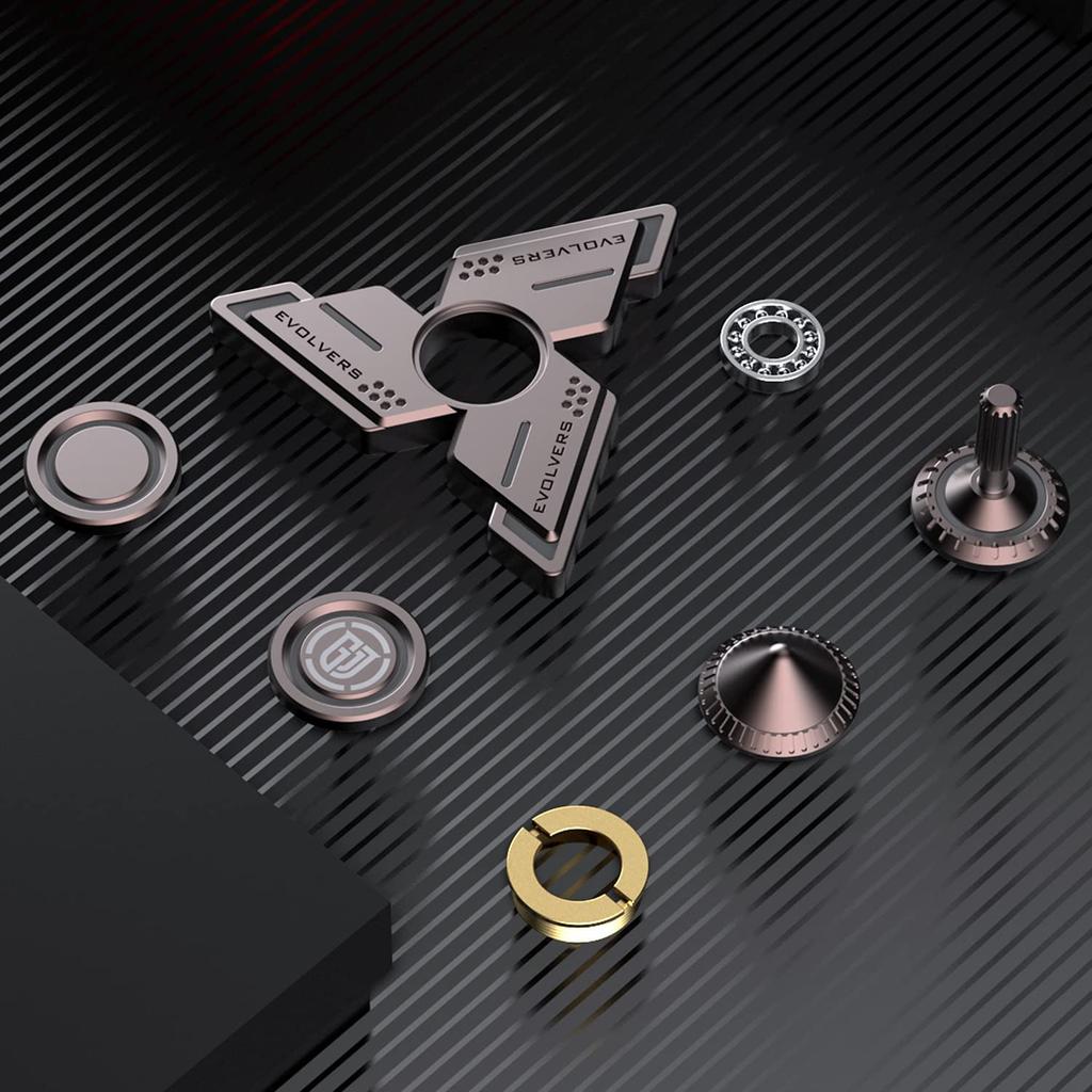 Спиннеры Cyclone Fidget со светящимся, прочным высокоскоростным бесшумным подшипником, спиннером для пальцев для взрослых и детей (Аксессуары «сделай сам» в комплекте)