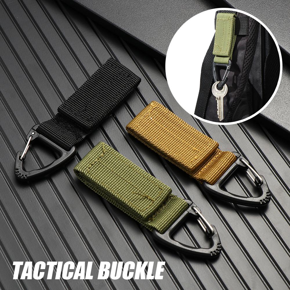 Durable Clip Supplies EDC Equipment Belt Clips Keychain Hang Buckle Strap Carabiners