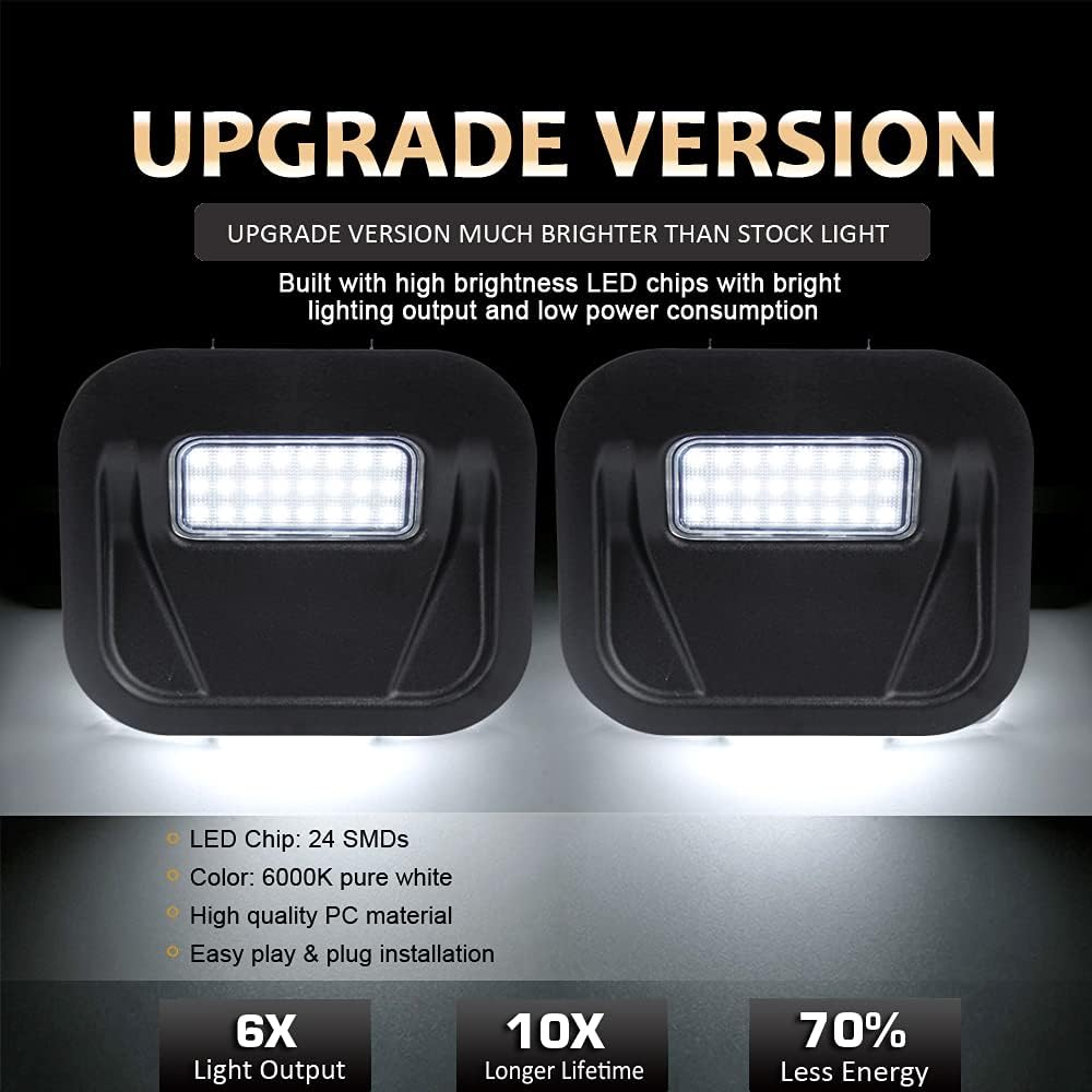 D-Lumina LED Tailgate Step Light Truck Bed Multi-Pro Lamp Assembly Compatible with -2025 GMC Sierra 1500 2500 HD 3500 HD, -2025 Chevy Silverado 1500