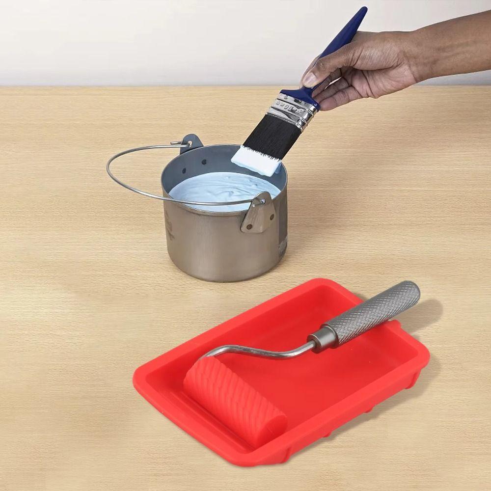 Soft Silicone Painting Decorating Kit Mini Size Silicone Glue Roller Glue Up Projects