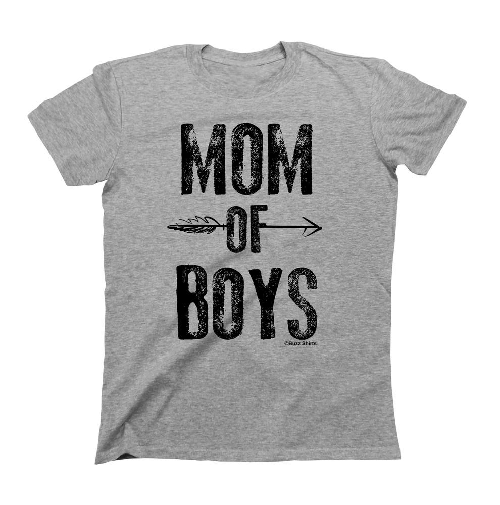 Женская подарочная футболка для мамы MOM Of Boys Футболка Модный подарок для мамы Мам