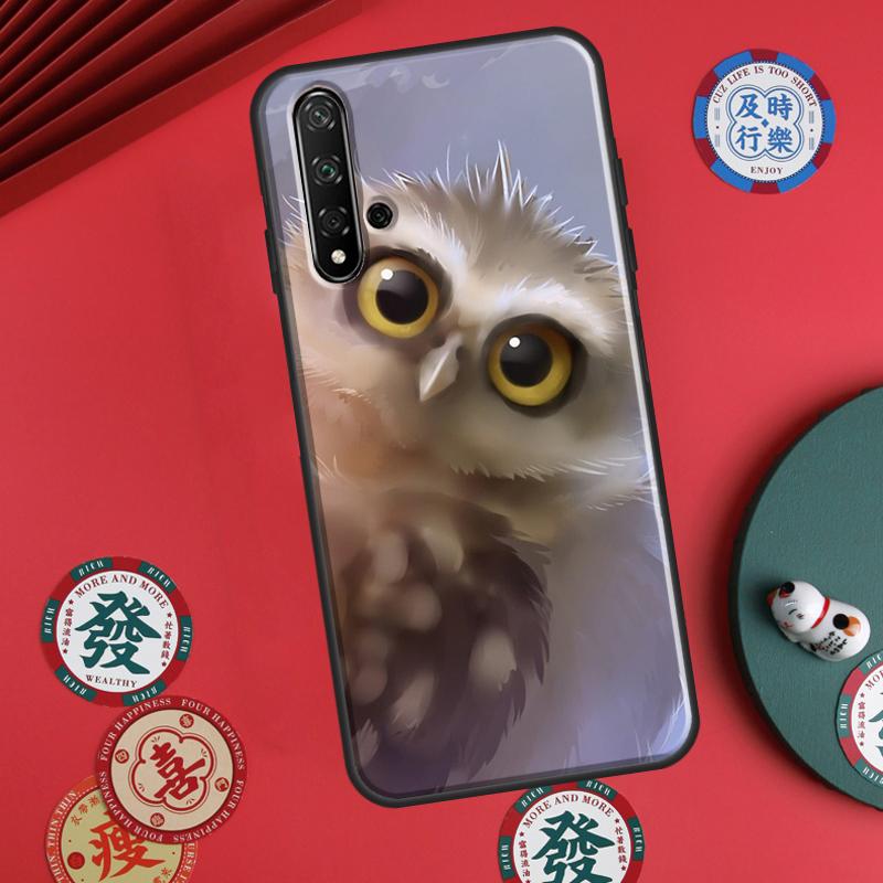 Owl Watercolor Animal For Huawei P20 P30 P40 Lite P60 Pro Nova 12i 11i 8i 12s 9 10 SE Y90 Y60 Y70 Y72 Y61 Y91 Case