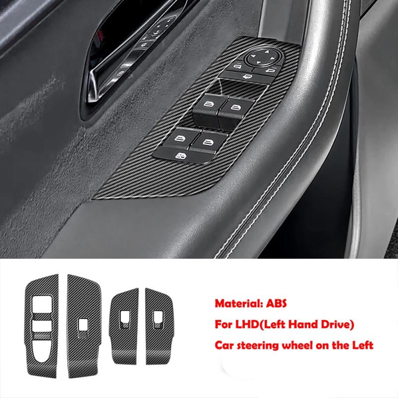 LHD RHD Для Mazda CX-60 CX-80 CX-90 2024 2025 ABS переключатель стеклоподъемника крышка стекла панель центральной консоли переключения передач