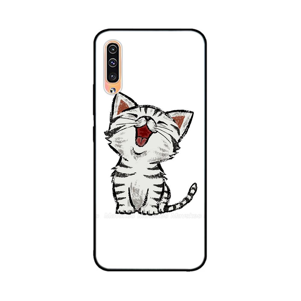 Чехол для Samsung Galaxy A50 Мягкий силиконовый задний чехол из ТПУ Мультяшный чехол для телефона для Samsung A50S A30S A50 A30 S Бампер Fundas Чехлы