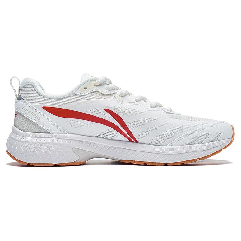 Кроссовки для бега Li Ning Fuyiao с нескользящей подошвой и износостойкостью, женские кроссовки для бега белого и красного цвета ARXT014-5