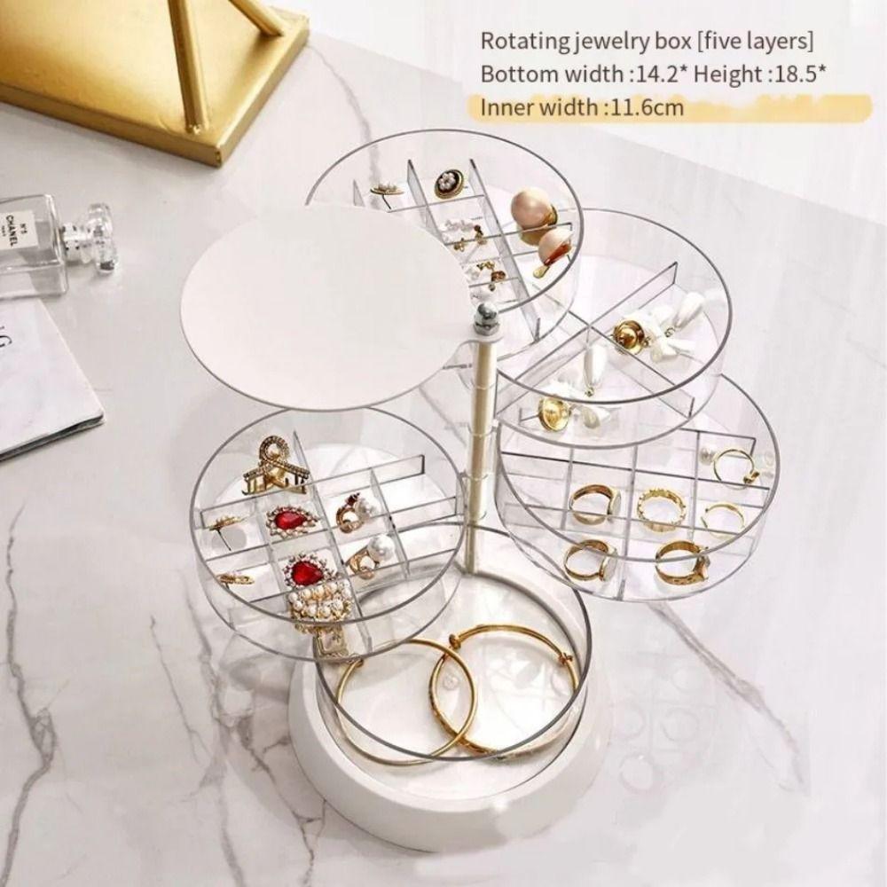 Антиоксидантный органайзер для хранения сережек 4-5 слоев акриловый держатель для сережек ожерелья