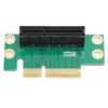 PCI Express 4X Riser Card Professional 90 Degree Adapter Card PCIe 4X Extension Card for 1U 2U Small Computer and