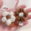 2 шт. Милая плетеная заколка из хлопковой веревки, Заколка для волос в виде цветка для девочек, Новая сладкая заколка, Модная трендовая заколка-автомат, Детские аксессуары для волос