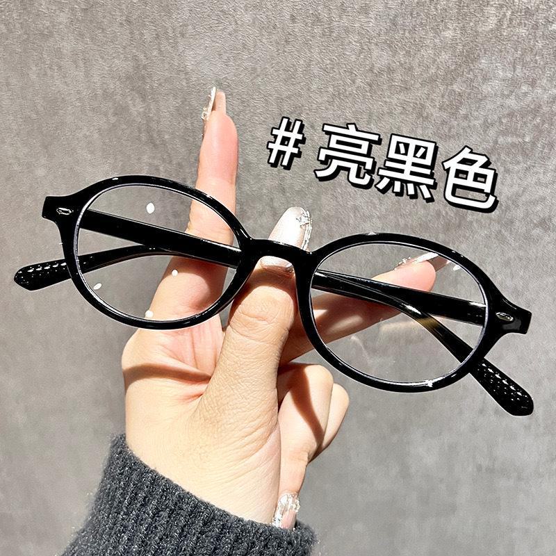 Japanese Retro Round Tortoise Shell Glasses Frame - Small Literary Style for Women
