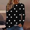 2026 Autumn and Winter New Fashion Women's  Round Neck  Long Sleeve  Printed  Elegant Casual   Loose T-shirt