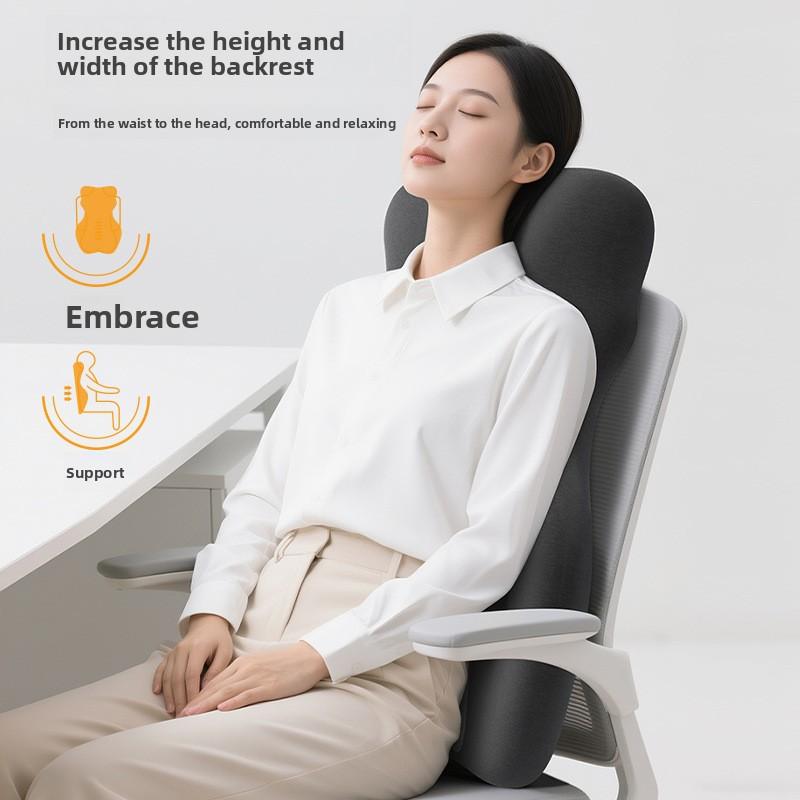 Breathable Lumbar Support Pillow for Office Chair - Comfortable Lumbar Back Support Cushion for Recliner And Office Backrest Cha