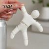 Articulated Humanoid Figure 3D Printed Action Figure, Multiple Pose Flexible Desktop Stress Relief Gadget Figurine, Collectable Robot Figures
