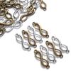 100 шт. антикварные металлические бусины бесконечной формы 8 бусины-разделители для знака навсегда для изготовления ювелирных изделий, аксессуары для браслетов и ожерелья
