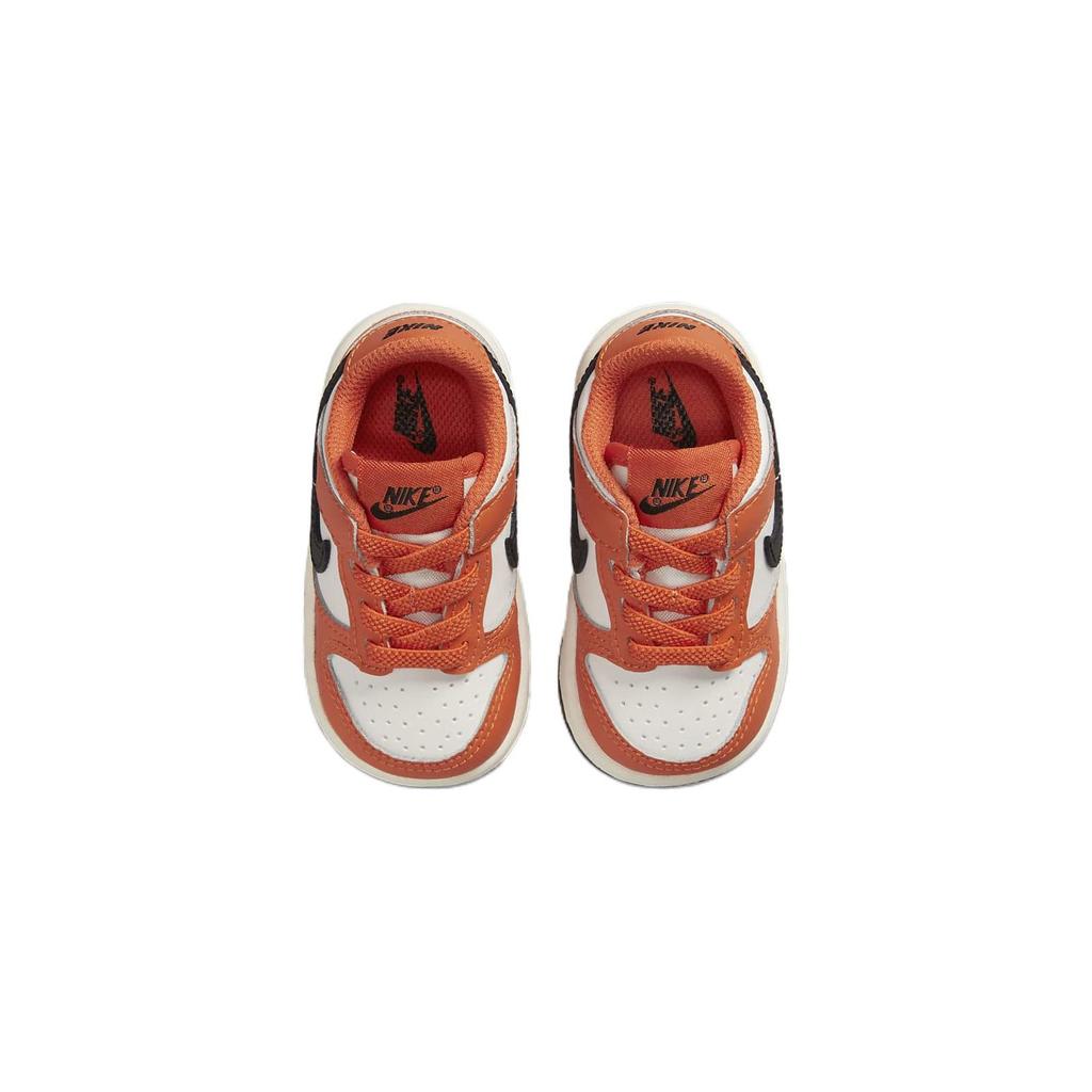 Nike Кроссовки Dunk Low TD Хэллоуин 2022 для малышей Оранжевый Фантом Черный DH9761-003