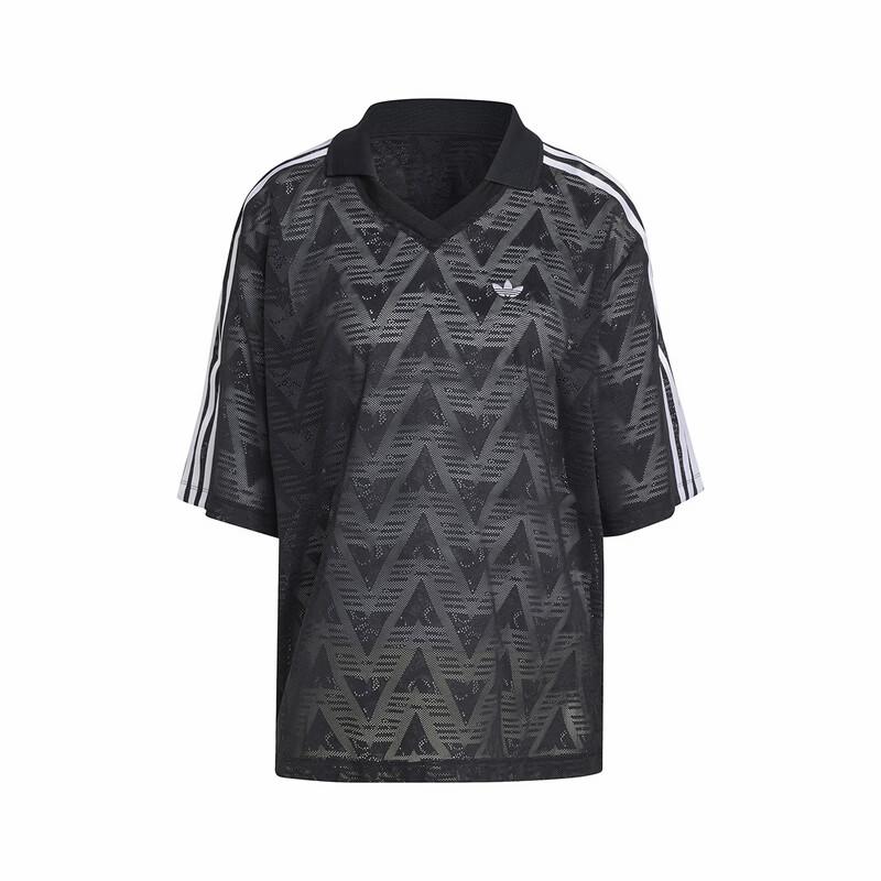 adidas Оригинальный женский топ LACE JSY с коротким рукавом