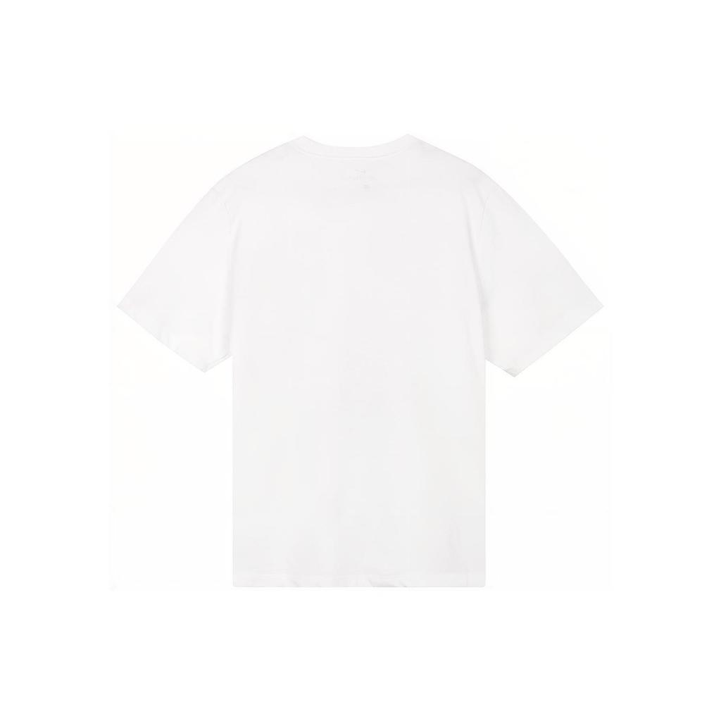 Nike Однотонная футболка с круглым вырезом и короткими рукавами с логотипом, мужские топы, белые DZ2998-100