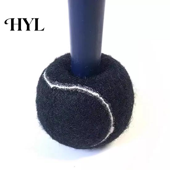 Sound Absorbing Chair Pads 4 Pcs Pre-Cut Walker Tennis Balls for Furniture Legs Floor Pre-cut Ball Protection Universal Leg Felt Pad Glide Coverings