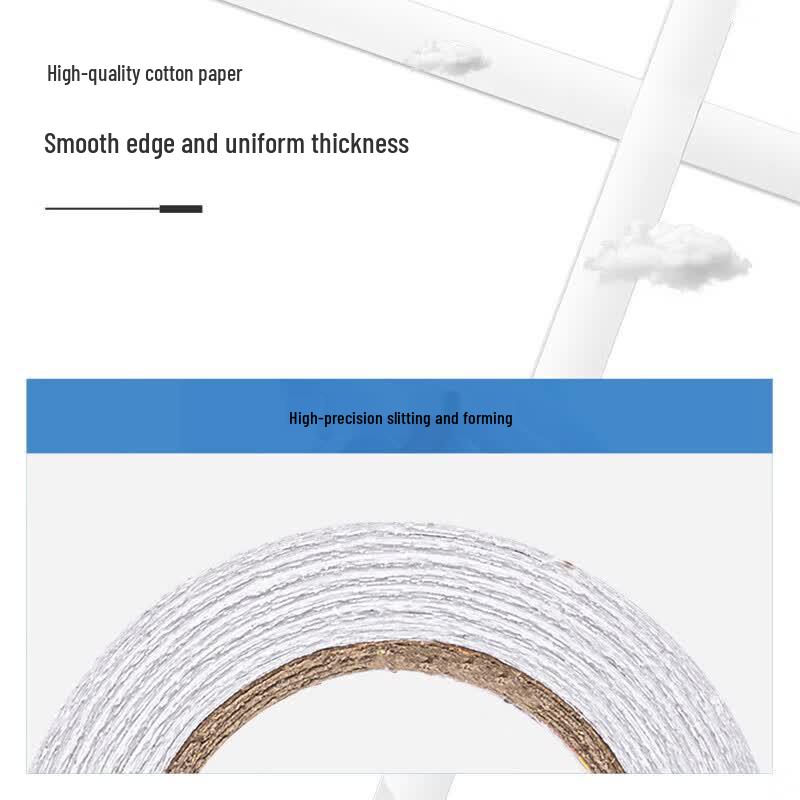 Deli 30437 Double-Sided Cotton Paper Tape