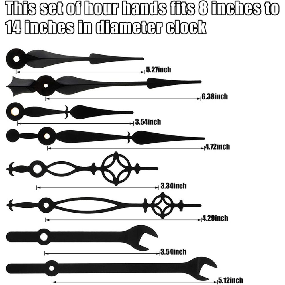 6/10/14 Набор Разноцветных Стрелок для Часов DIY Аксессуары Часовые Детали Прочные Часовая/Минутная/Секундная Стрелки