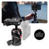 Vitec Imaging Manfrotto Штатив Befree Advance Карбон Свободная Голова T Комплект штатива Черный Полная высота в разложенном состоянии 150 см Высота в разложенном состоянии 127 см Длина в сложенном состоянии