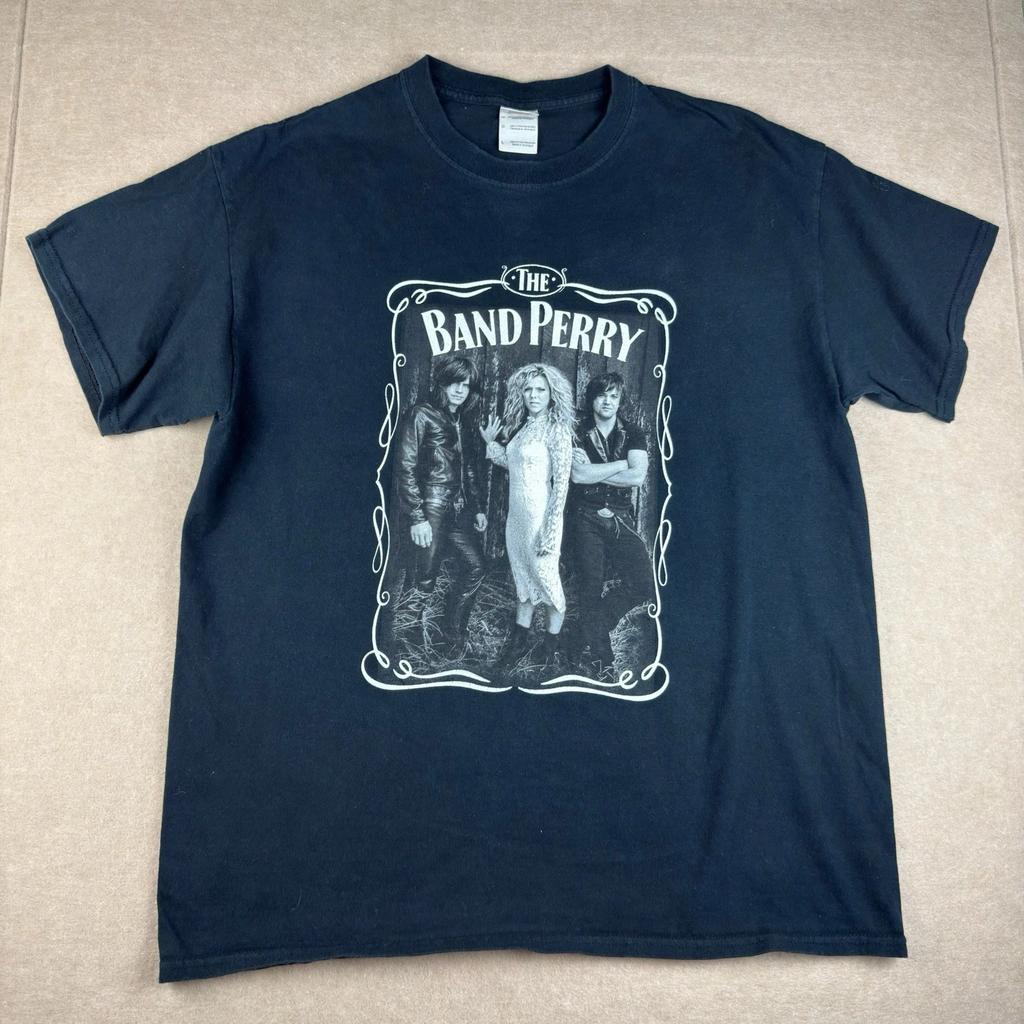 The Band Perry Tour T-Shirt Men L Black Country Music Graphic North America 2013