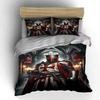 "Knight's Valor Amid Flames" Bedding sets Duvet covers Pillowcases(1* Duvet Cover 2* Pillowcases without duvet insert)