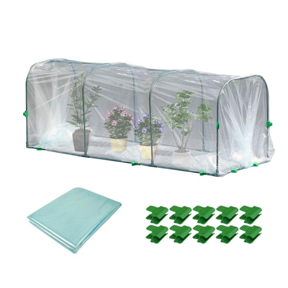 Mini Greenhouse For Plants Portable Cold-Proof Plant Protector Cover Garden Plant Guard Film Prevent Freeze Snow