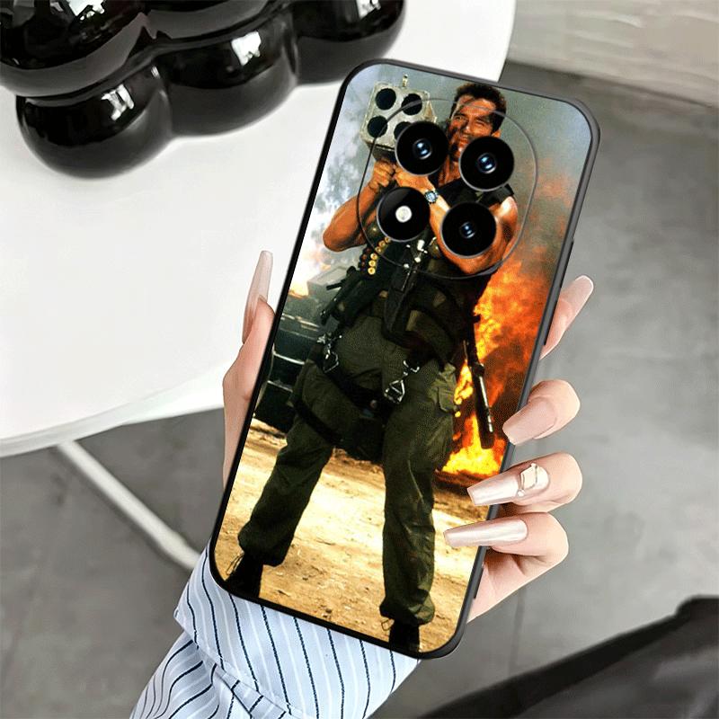 Terminator Arnold Schwarzenegger Soft Phone Case for Xiaomi Redmi Note 12 13 14 15 Pro Plus 11 12S 11S 11T 10 4G Black Cover Bac
