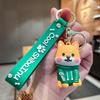 Индивидуальный брелок для ключей Shiba Inu 3D из мягкого ПВХ