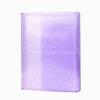 AiO JAPAN Glitter Card Holder, 64 Pockets, Purple Mini Card File, Fits Cards Approximately 9cm H X 5.9cm W, 2 Pockets Per Page, Compact, for Business