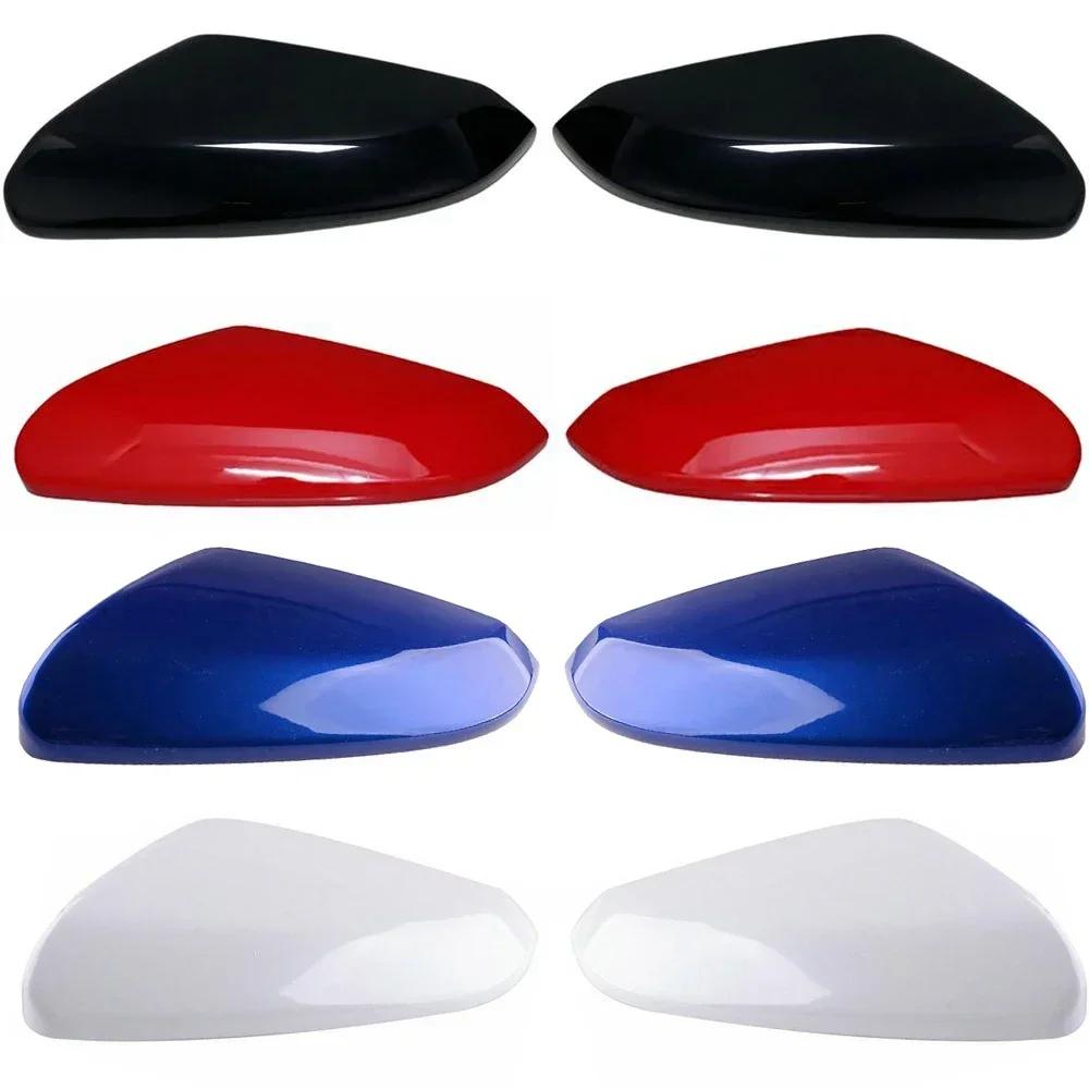 For Honda 10th Gen Civic 2016-2021 Car Replacement Rearview Side Mirror Cover Wing Cap Exterior Door Rear View Case Trim Black