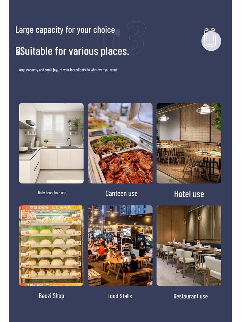 High-Power Multifunctional Meat Grinder & Food Processor with Dough Kneading