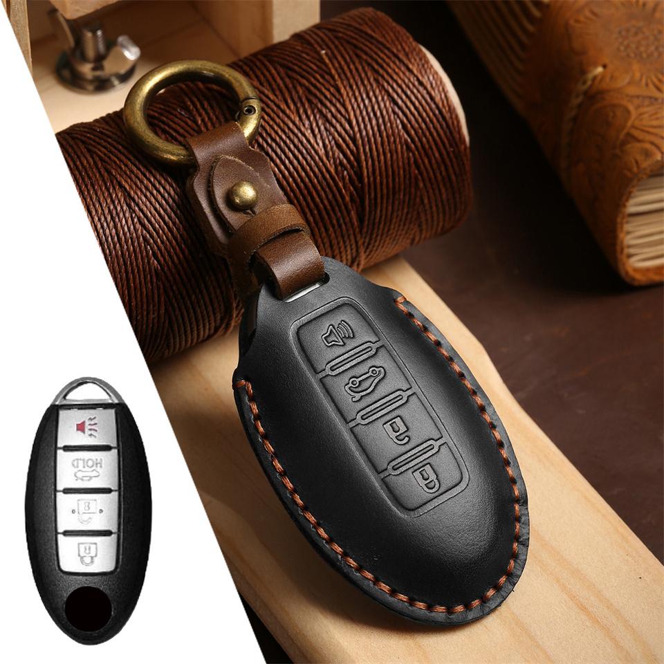 Чехол-брелок для ключа автомобиля для nissan juke leaf micra k12 note patrol qashqai j11 j10 tiida versa x-trail xtrail x trail t32 Infiniti