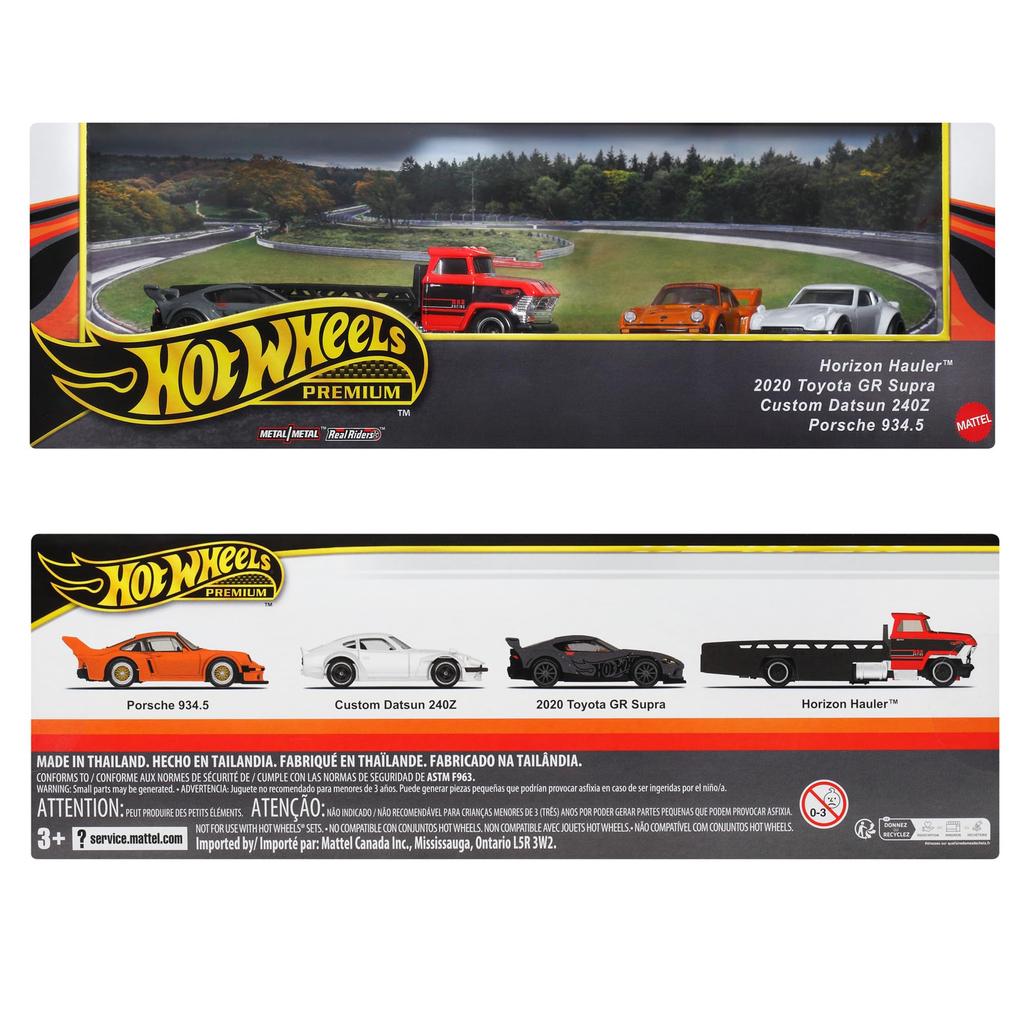 Hot Wheels Premium Collector Set Assortment Wide Body Set Vehicle Toy Mini Car 4 Units Ages 3 and Senior Multi - 987A-GMH39