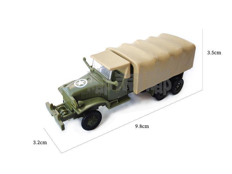 4D 1/72 GMC Allied Forces Truck CCKW-353 Военный грузовик, сборка без клея, модель игрушечного автомобиля