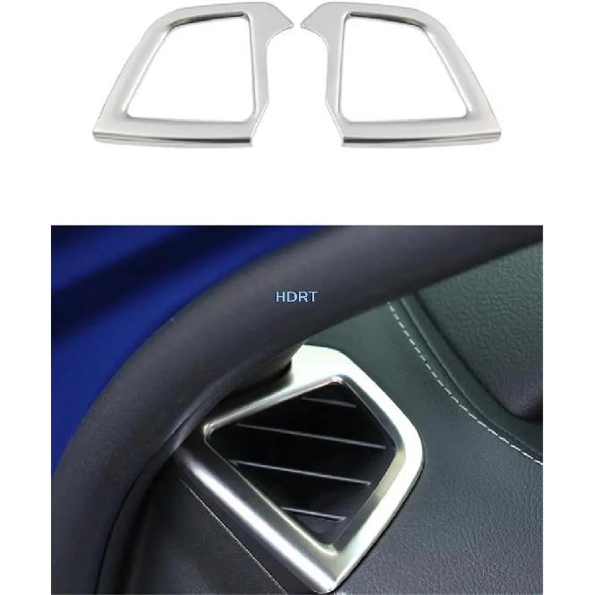 Car Stainless Steel Silver Interior Gear Shift Panel Outlet Glass Switch Cover Trim For Cadillac CT5 + Accessories Sticker