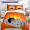 KRTECEK 3pcs Bedding Set Duvet Cover Closure Includes 1 Duvet Cover & 2 Pillowcases for All Seasons Bedroom Home Dorm Decor