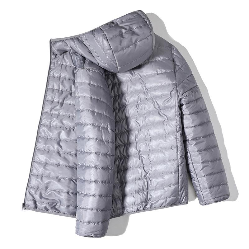 Куртка с хлопковой подкладкой, мужская осенне-зимняя спортивная и досуговая, простая однотонная молодежная куртка, теплая куртка с хлопковой подкладкой, большая стеганая куртка с капюшоном