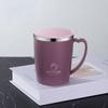 Stainless Steel Coffee Mug With Handle and Lid Traveling Cup Portable Coffee Cup