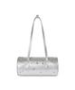For Appeal Western Studded Leather Shoulder Bag Silver