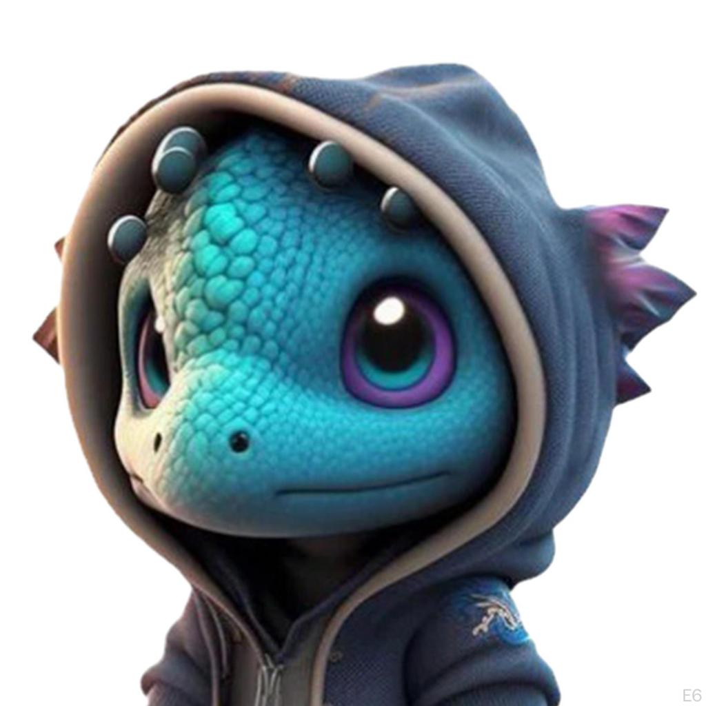 Рождественская статуя динозавра, скульптура животного, рождественский орнамент, Хэллоуин, украшение эльфа для фермерского дома