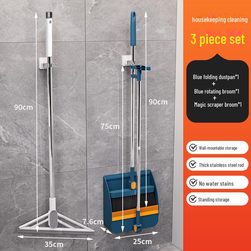 Волшебный скребок, метла и совок для уборки дома