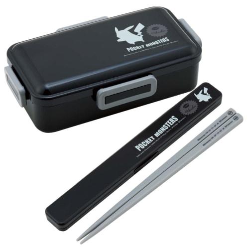 Skater 21cm Chopsticks and Chopstick Case Set, Antibacterial, Pok?mon Design, for Adults and Men, ABC45AG-A