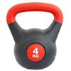 4kg PVC Kettlebell - Red and Black
