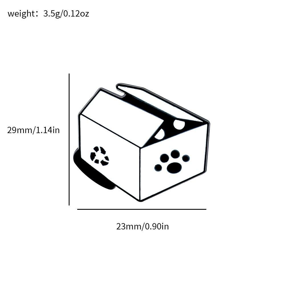 Жидкая Серия Кошек Черный Кот в Чашке с Водой Брошь Банка Кот Металлический Значок Аксессуары для Одежды
