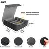Deck Case, Trading Card Case, Card Storage Box, Card Case with Dividers and Card Stoppers, Compatible with Yu-Gi-Oh!, Pokemon, MTG, and Other Card Gam
