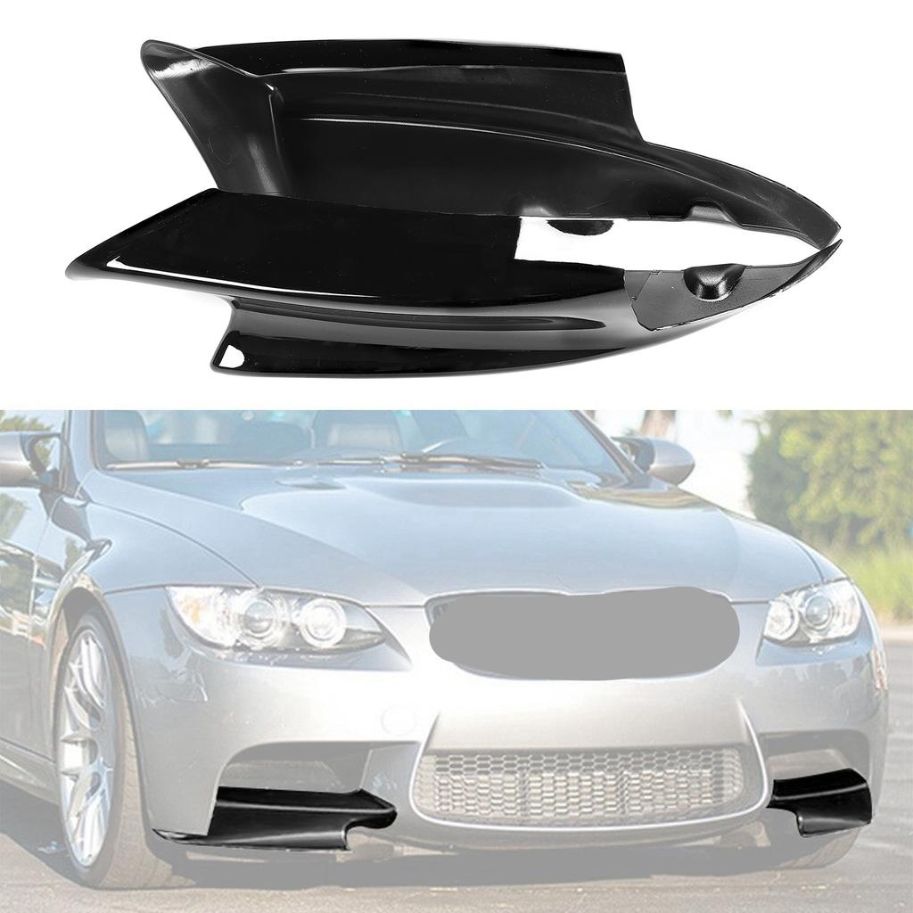 Pair Front Bumper Spoiler Lip Deflector Splitter Fit for E90 E92 E9 3 2007‑2012