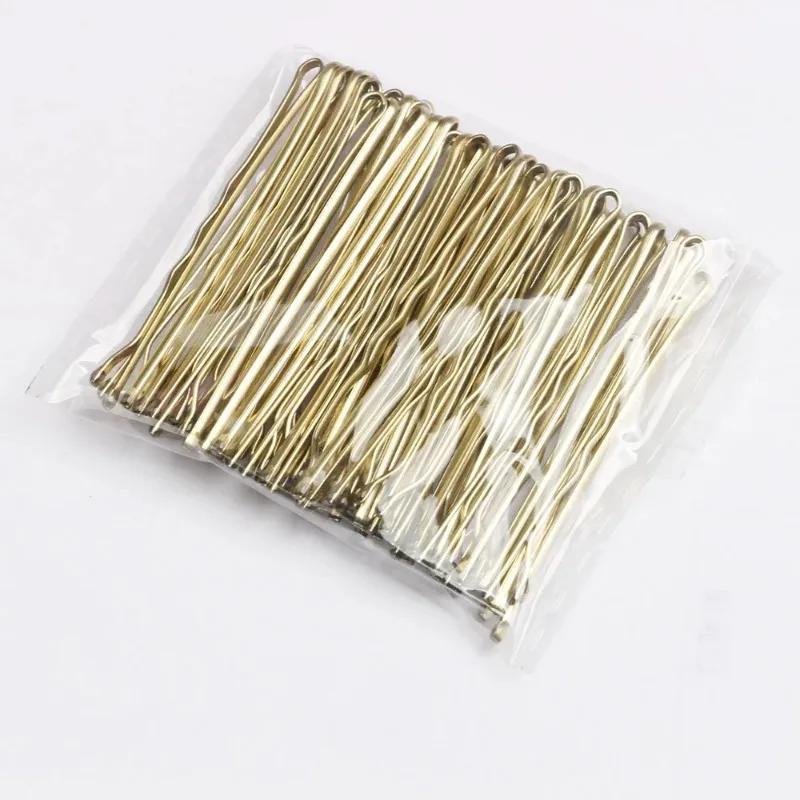 50 шт. Волнистые U-образные шпильки-невидимки, заколки, салонные зажимы для волос, черные металлические аксессуары для волос для пучка, подарки